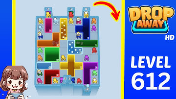 Drop Away Level 612 Solution Walkthrough