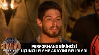 Survivor 2018 17Bölüm Performans Birincisi Üçüncü Eleme Adayını Belirledi