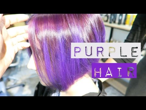 Красим волосы в Фиолетовый | Лавандовые волосы|  Barly & Naffy