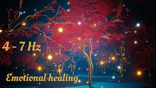 Theta 4 -7 Hz frequency deep sleep music 🔸Detox and restore emotional balance