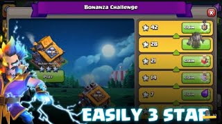 Easily 3 Star the Bonanza Challenges (Clash of Clans) || @sumit007yt