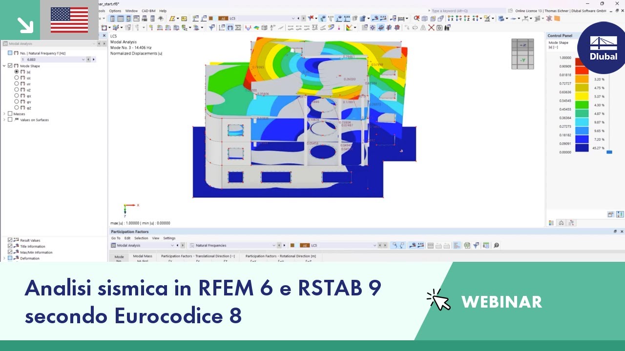 [EN] Webinar | Analisi sismica in RFEM 6 e RSTAB 9 secondo Eurocodice 8 ...