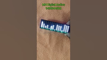 LED audio spectrum analyser #shorts