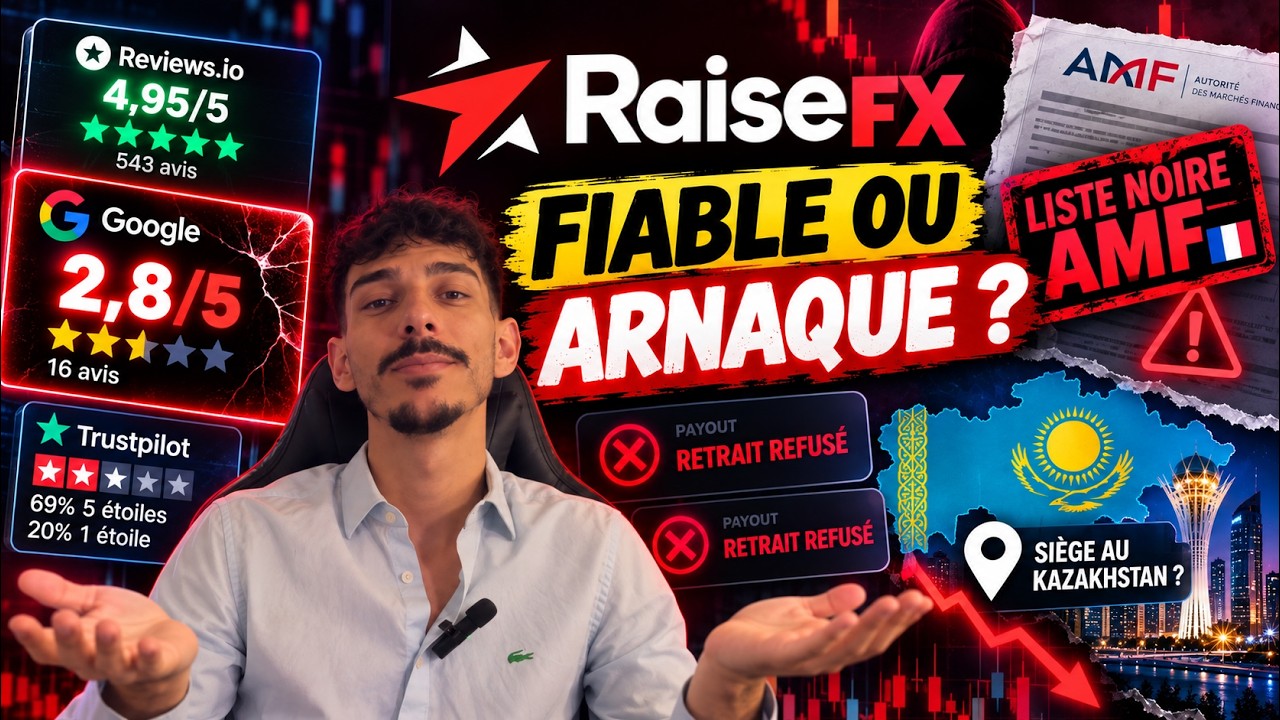 Avis RaiseFX : Fiable ou Arnaque ? Retraits Refusés, Liste Noire AMF & Siège au Kazakhstan ?