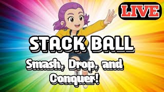 🔴 Stack Ball Savage Gameplay – Smash, Drop, and Conquer! #live #games #stackball #gameplay screenshot 5