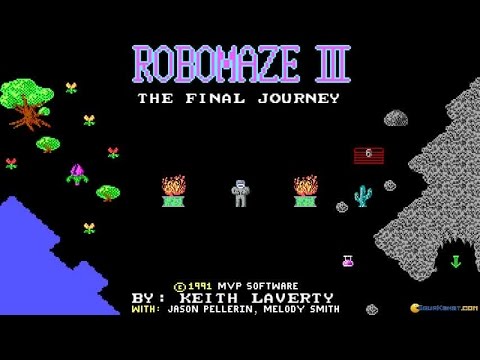 Robomaze 3 gameplay (PC Game, 1991)