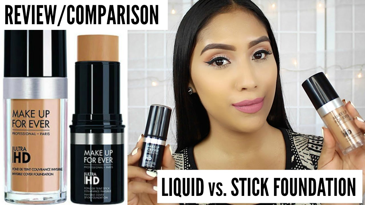REVIEW/COMPARISON:Make Up Forever Ultra HD Foundation vs Cover