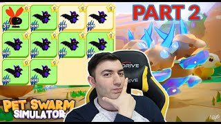 Pet Swarm Simulator Noob Dan Pro Ya, Son Adayı Açtım Ve En İyi Petim 3T Gücünde Part2 Roblox