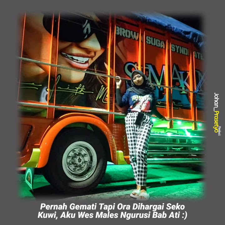 Story WA Cerito Loro Versi Leadis Truk