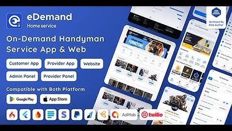 How To Supercharge Your Multi-Vendor On-Demand Handy Services |Flutter App,Admin Panel & Web Version