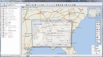 Maptitude 2016 Map Navigation, Map Zooming, Map Find