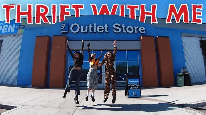 thrift with me at GOODWILL BINS for the first time // with @twinelle & @haleywalker3052