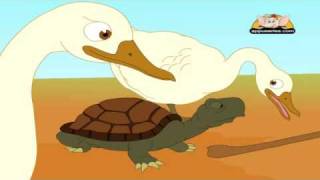 Panchatantra Tales in Telugu - The Talkative Tortoise
