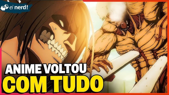 ATTACK ON TITAN VOLTOU E TA MONSTRO! SNK EP 1 