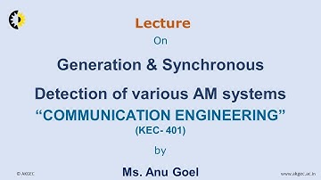 COMMUNICATION ENGINEERING LECTURE 06 
