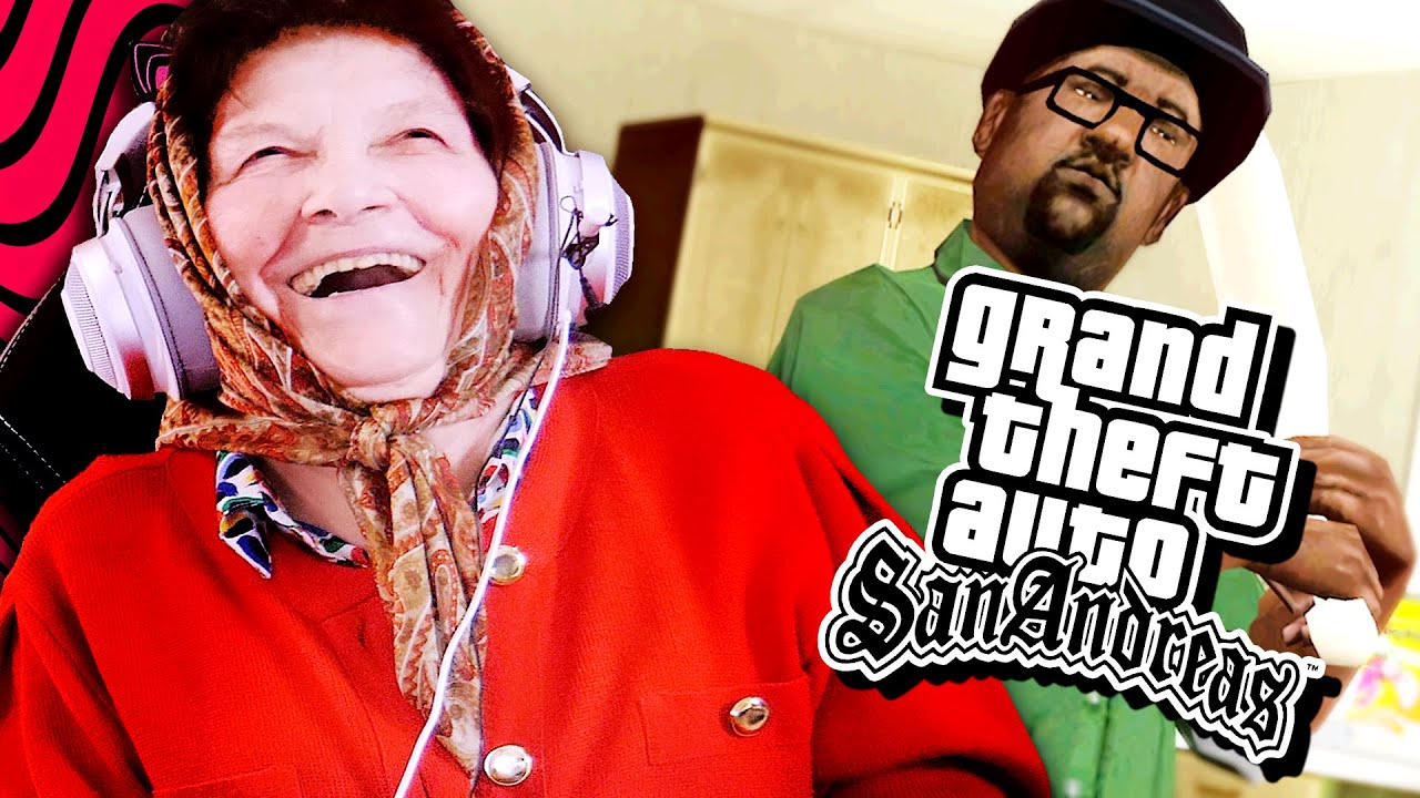 Moje Babička Hraje GTA San Andreas...(mods)