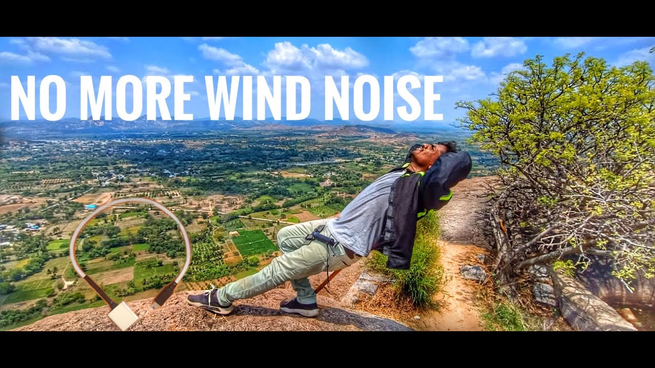 No more wind noise... 