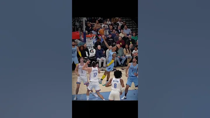 NBA莫蘭特 助灰熊123:102勝雷霆 Ja Morant - 天天要聞