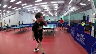 CCTTA Olympic Doubles Trials Javad vs Yue Fei Chen Finals Aug  5  2022