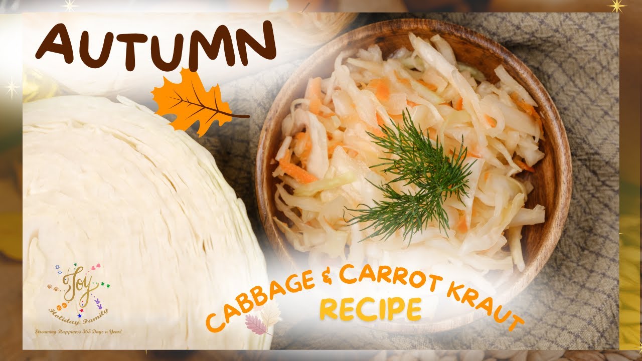 Easy Homemade Cabbage & Carrot Kraut | Small-Batch Fermenting 🥬