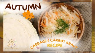 Easy Homemade Cabbage & Carrot Kraut | Small-Batch Fermenting 🥬