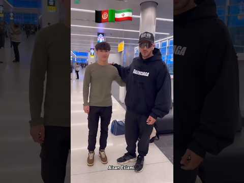 آیسان اسلامی با بچه افغانستان آیسی عقاب آیسان اسلامی افغانستان دوست ایران آرامش زندگی