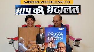 Shri Modi's Exclusive Interview with India TV | Aap Ki Adalat | with Rajat Sharma | REACTION !! ?