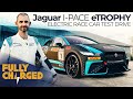 Jaguar I-PACE eTROPHY electric car racing series - Jonny Smith test drives | Fully Charged