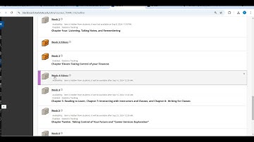 Fall 2024 SSC101 8 week week 4 assignment video