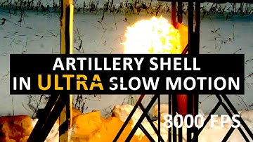 Artillery Shell in Action