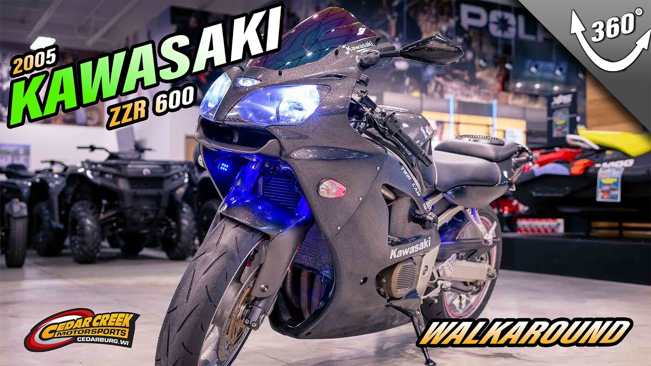 Walkaround | 2005 Kawasaki ZZR® 600 - YouTube
