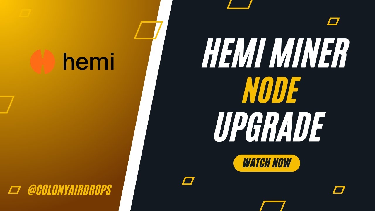 Hemi miner node upgrade to latest version youtube