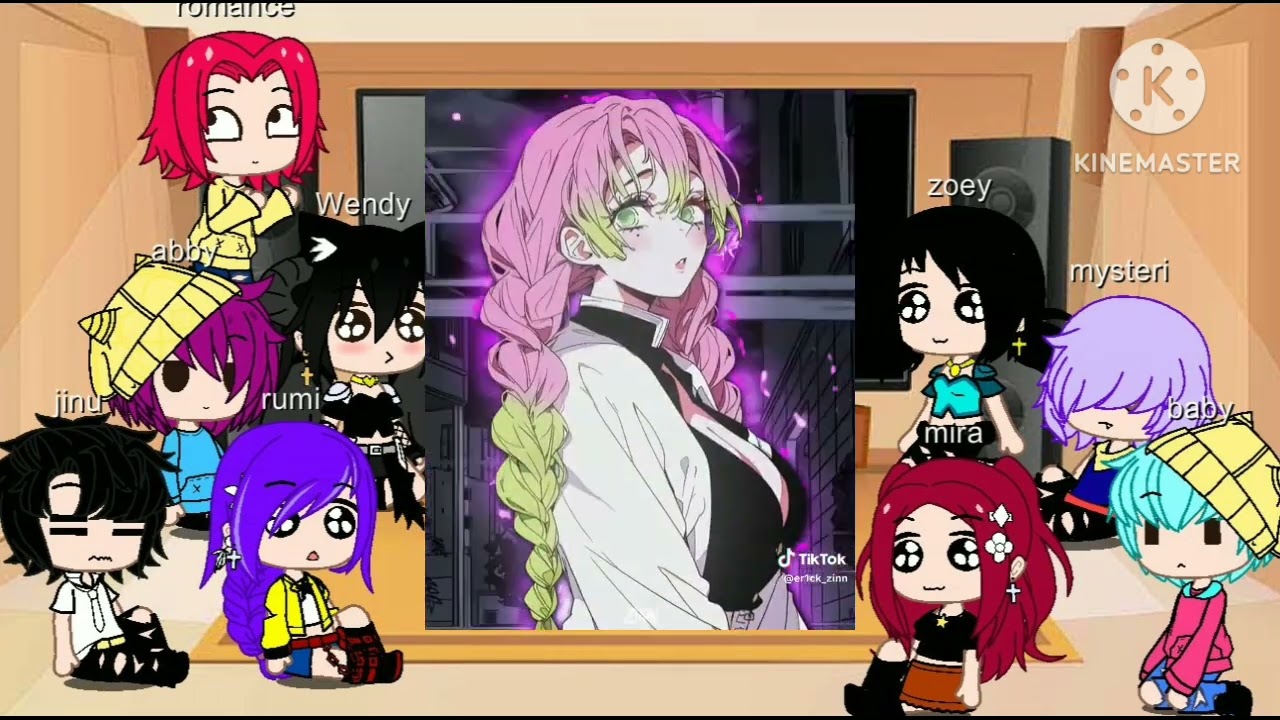 K-pop demon hunter reacto demon slayer (hashiras)🇪🇸🇺🇲