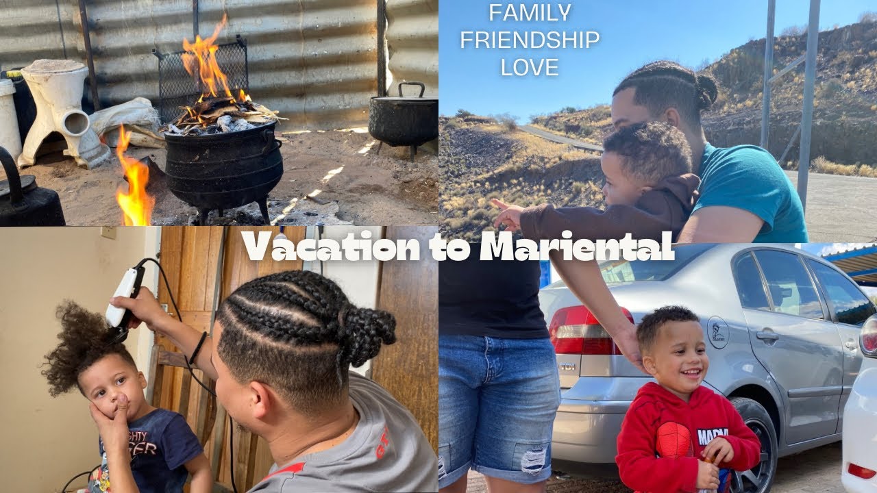 Azhmeer getting a haircut||Vacation vlog in Mariental + farm vibes|| NAMIBIAN YOUTUBERS