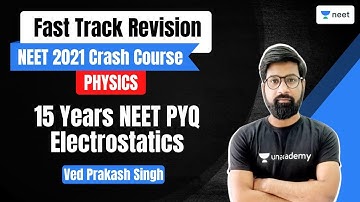 Electrostatics (15 Years NEET PYQ) | Fast Track Revision | Unacademy NEET | Ved Prakash Singh