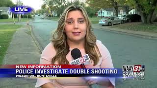 Huntsville police investigate double shooting