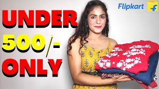 Flipkart Under 500/- Only | Flipkart Kurti Shopping Haul | Pooja Pundir
