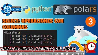 🐻‍❄️ Contextos en Polars: Select  | Selección y operaciones con columnas | Polars | Python