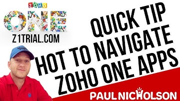 Quick Tip: How To Navigate Apps In Zoho ONE