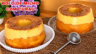BOLO FÁCIL DE MILHO COM CURAU - O PURO CREME DO MILHO!