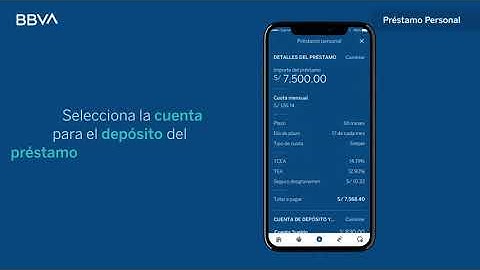Pide un préstamo - Nuevo App BBVA