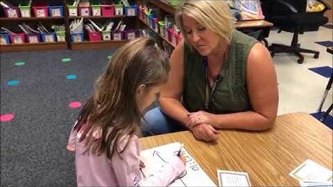 First Grade Student Explains Change Unknown Problem