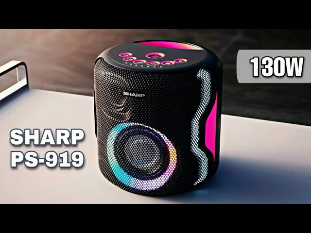 Sharp PS 919 Party Speaker - YouTube