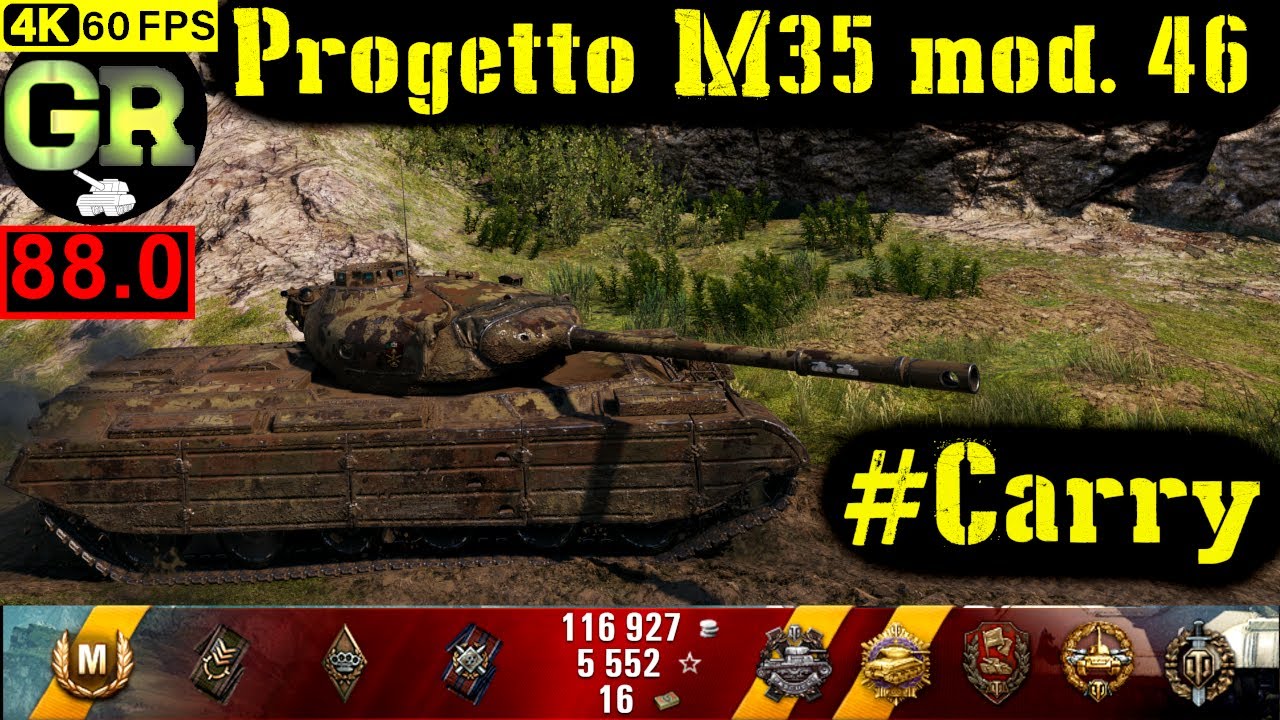 88_World of Tanks Progetto M35 mod 46 WoT Replay - 10 Kills 5.9K DMG(Patch 1.5.0)