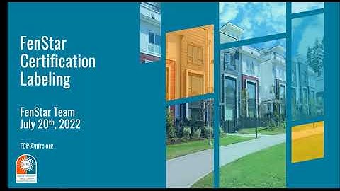 FenStar Certification Labeling Basics