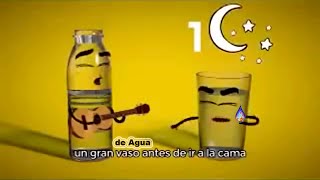 Miniatura del video "8 vasos de Agua al día, has de beber..., y dale Ritmo!! Agua Cristal líquido por Casi Creativo"