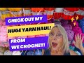 Wecrochet huge yarn haul and sale yarnhaul crochet knit tutorial