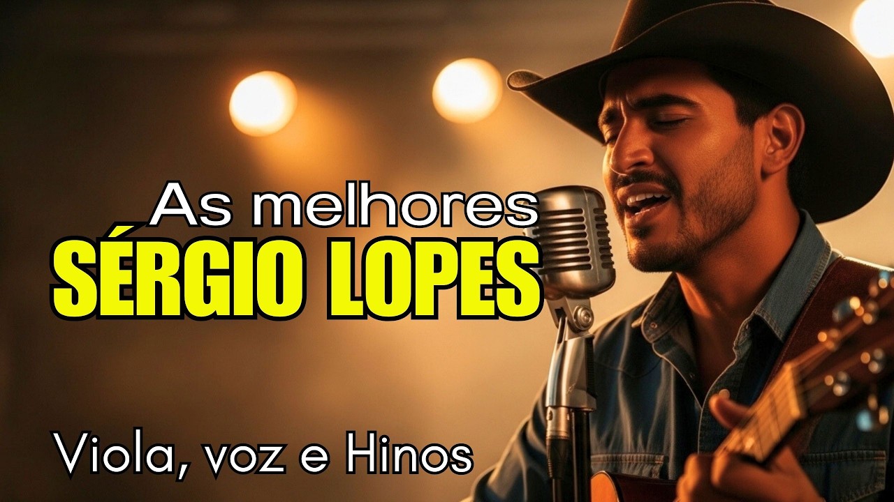 VIOLA, VOZ E HINOS - Álbum: AS MELHORES DO SÉRGIO LOPES - Louvores antigos em Sertanejo Raiz