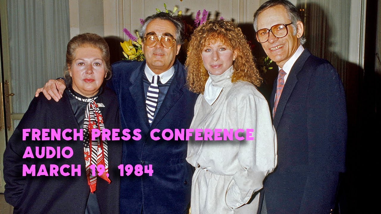 Streisand YENTL French Press Conference, March 19, 1984