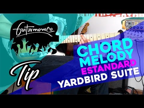 Chord Melody jazz standard Yardbird Suite   + TAB